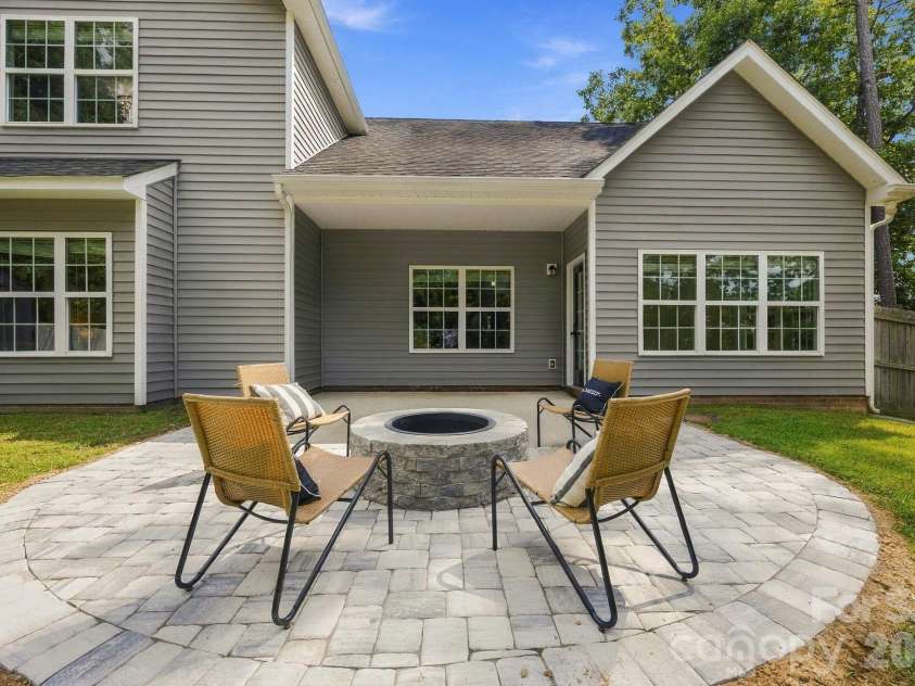 1268 Saint Johns Avenue, Stallings, NC 28104.  MLS# CAR4422083, YatesRealty ID 53269. Firepit