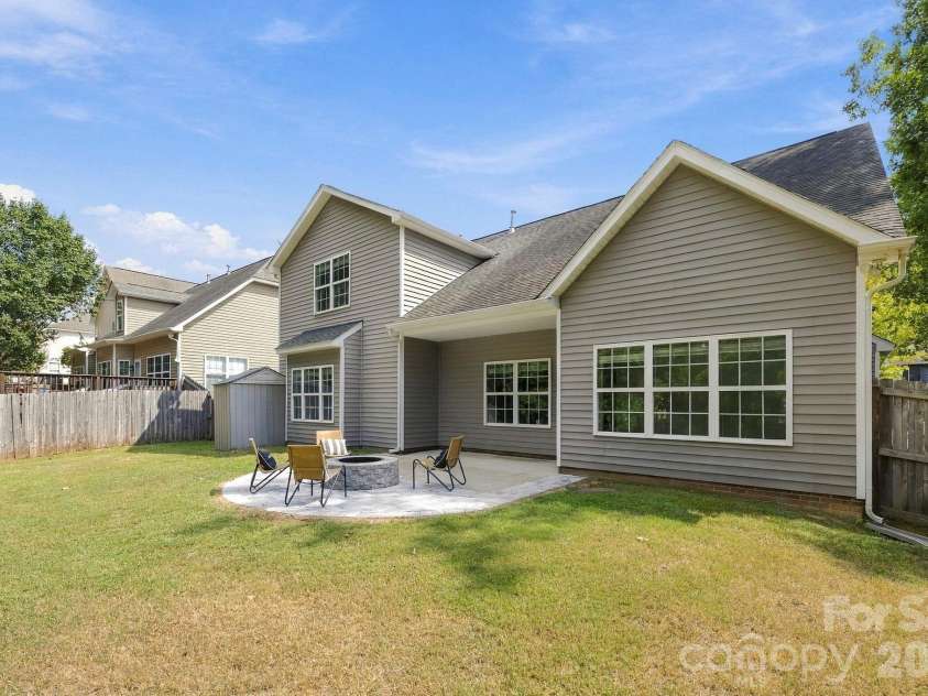 1268 Saint Johns Avenue, Stallings, NC 28104.  MLS# CAR4422083, YatesRealty ID 53269. Firepit and Grill area