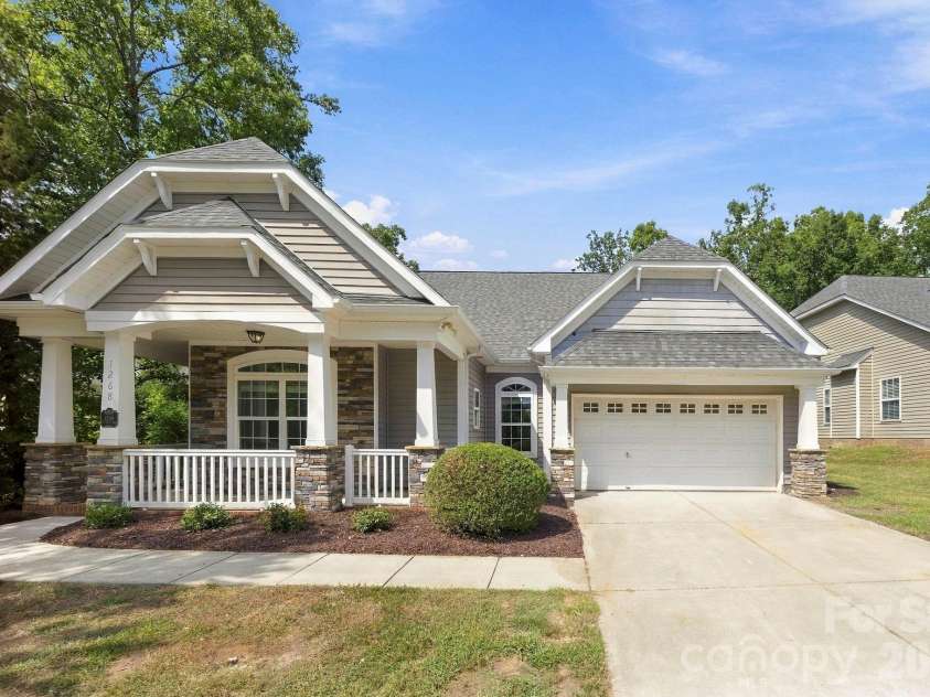1268 Saint Johns Avenue, Stallings, NC 28104.  MLS# CAR4422083, YatesRealty ID 53269. Front Elevation