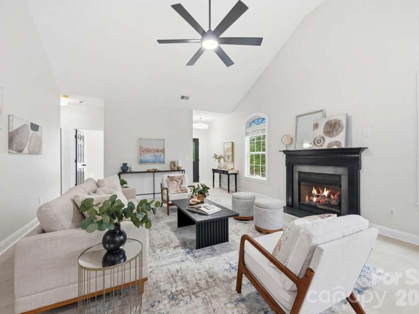 1268 Saint Johns Avenue, Stallings, NC 28104.  MLS# CAR4422083, YatesRealty ID 53269. Living Room