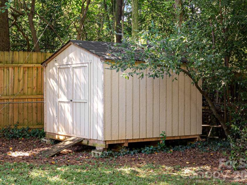 1914 Kilborne Drive, Charlotte, NC 28205.  MLS# CAR4428533, YatesRealty ID 53289. Storage building.