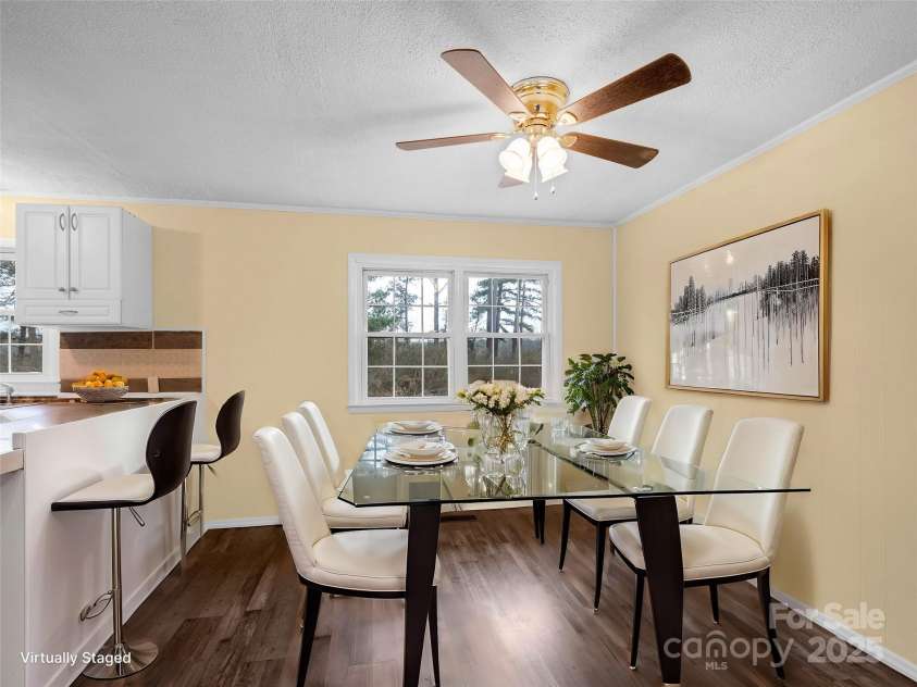 4926 Nc Highway 109 South, Mount Gilead, NC 27306.  MLS# CAR4214139, YatesRealty ID 5329. Dining room virtually staged.