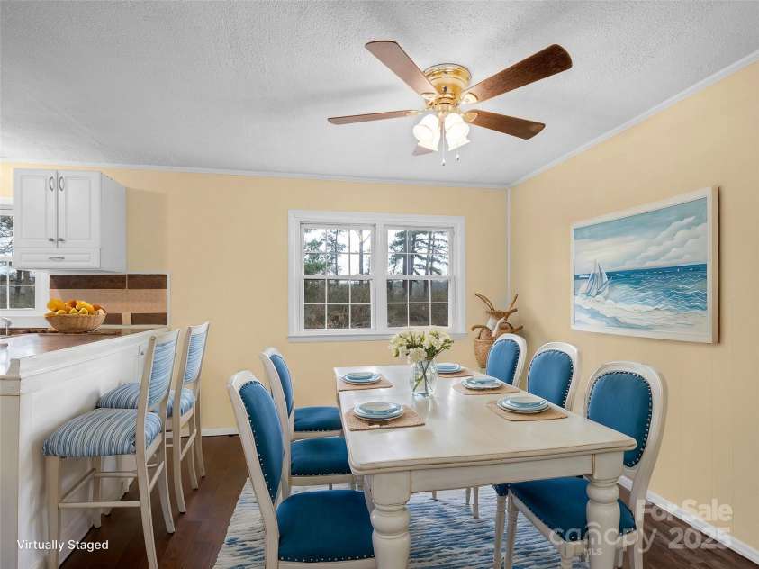4926 Nc Highway 109 South, Mount Gilead, NC 27306.  MLS# CAR4214139, YatesRealty ID 5329. Dining room virtually staged.