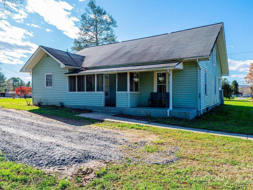3395 Warlicks Church Road, Connelly Springs, NC 28612.  MLS# CAR4204031, YatesRealty ID 533. Rear Porch with Entrance