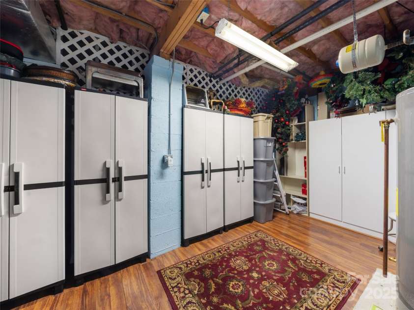 15 Ridge Terrace, Asheville, NC 28804.  MLS# CAR4245489, YatesRealty ID 5331. Heated storage room