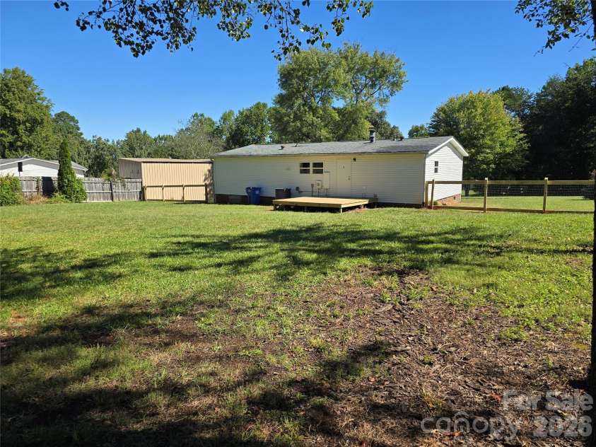 660 Childers Road, Cleveland, NC 27013.  MLS# CAR4428712, YatesRealty ID 53334. Backyard