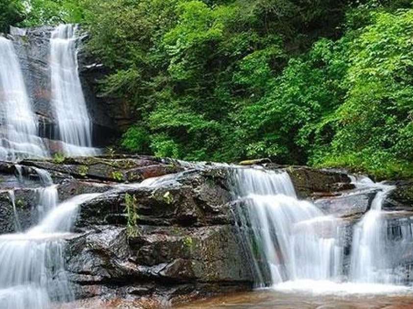 57 Echota Lane, Brevard, NC 28712.  MLS# CAR4230498, YatesRealty ID 5336. Onsite-Waterfalls