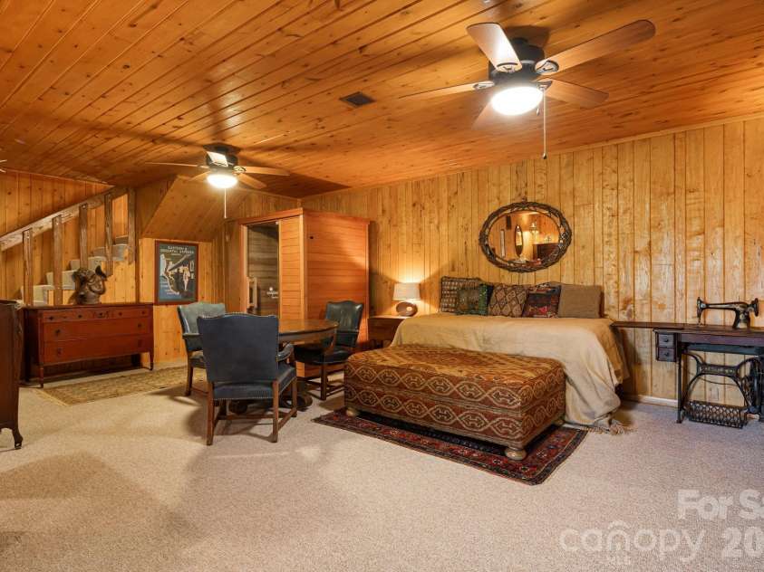 342 Granny Lewis Lane, Mars Hill, NC 28754.  MLS# CAR4428458, YatesRealty ID 53365. Lower level living room