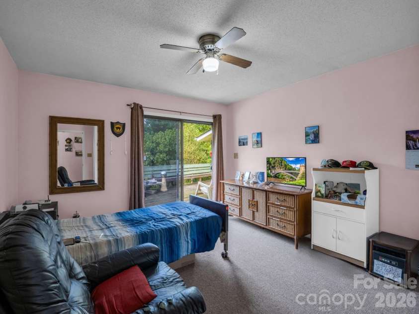 48 Roberts Cove Road, Weaverville, NC 28787.  MLS# CAR4423939, YatesRealty ID 53379. Bedroom 3