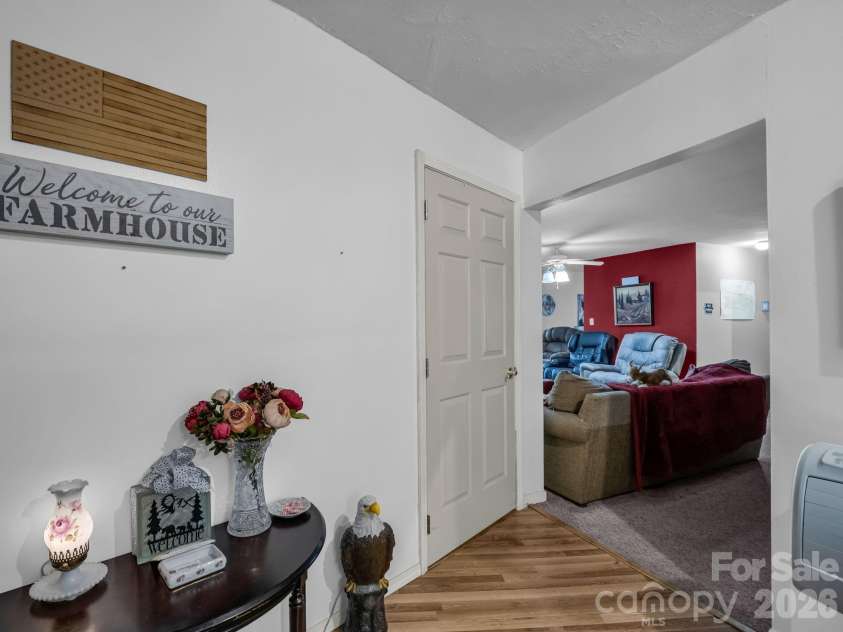 48 Roberts Cove Road, Weaverville, NC 28787.  MLS# CAR4423939, YatesRealty ID 53379. Entryway
