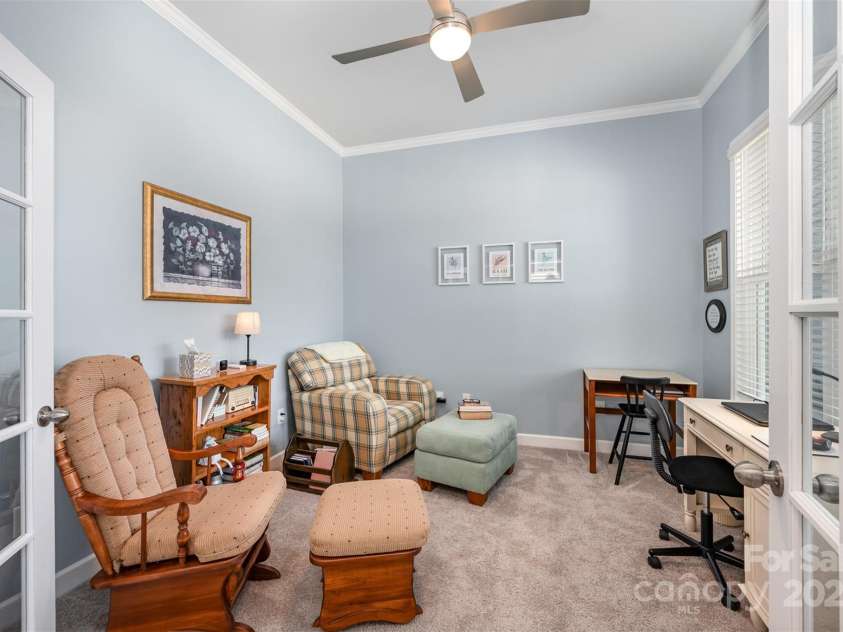 456 Lucky Drive, Concord, NC 28027.  MLS# CAR4235721, YatesRealty ID 5338. Flex space currently used as an office