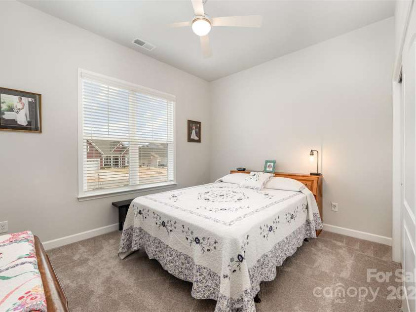 456 Lucky Drive, Concord, NC 28027.  MLS# CAR4235721, YatesRealty ID 5338. Second bedroom