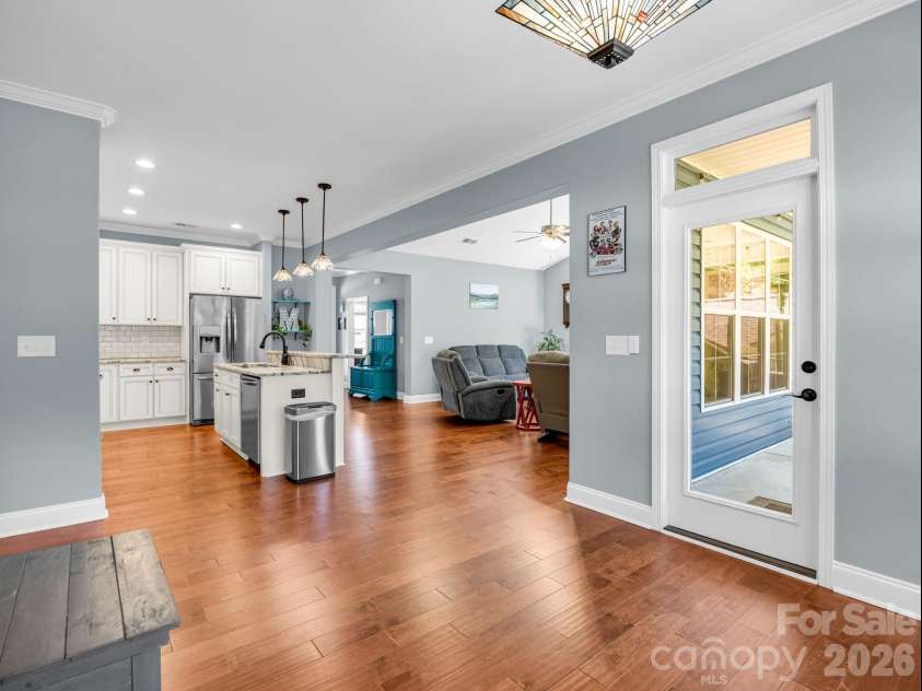 178 Page Creek Boulevard, Landrum, SC 29356.  MLS# CAR4428933, YatesRealty ID 53387. Dining area looking back to the kitchen and great room
