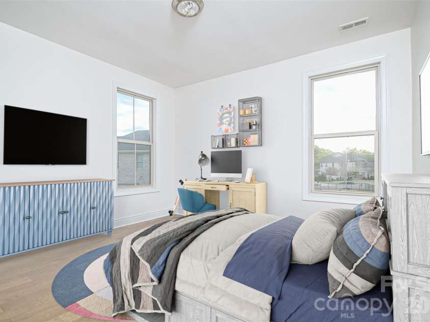 16202 Monnet Place Court, Charlotte, NC 28278.  MLS# CAR4428838, YatesRealty ID 53389. Bedroom 3 Second Floor