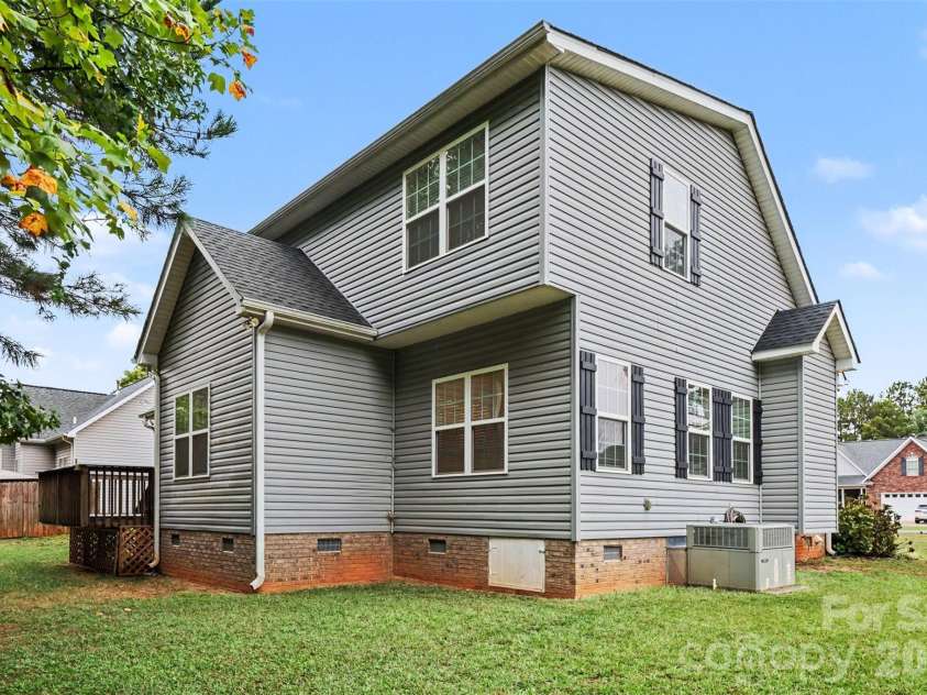 3743 Travertine Drive, Lancaster, SC 29720.  MLS# CAR4426417, YatesRealty ID 53396. Privacy in the backyard overlooking the woods