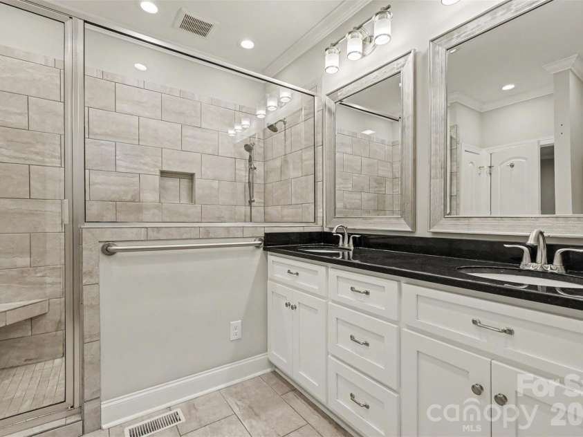 3743 Travertine Drive, Lancaster, SC 29720.  MLS# CAR4426417, YatesRealty ID 53396. Stunning primary bath