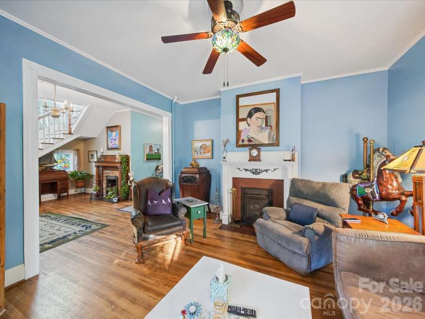 226 Ellis Street, Salisbury, NC 28144.  MLS# CAR4428996, YatesRealty ID 53399. Living Room
