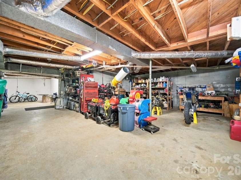 2094 South Fork Drive, Morganton, NC 28655.  MLS# CAR4428817, YatesRealty ID 53410. Large dry basement