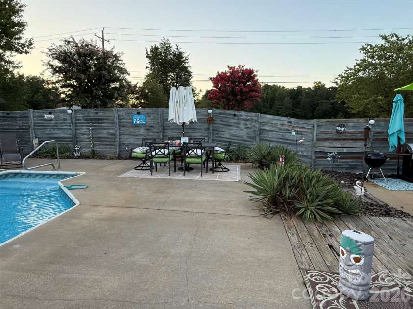 110 Red Oak Lane, Salisbury, NC 28146.  MLS# CAR4429008, YatesRealty ID 53412. Pool sitting area