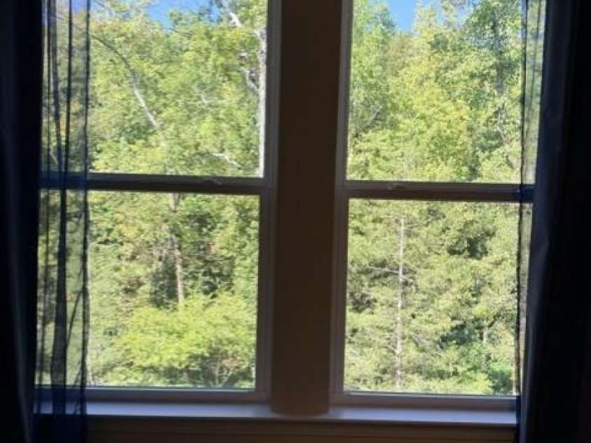 1027 Grays Mill Road, Charlotte, NC 28215.  MLS# CAR4429050, YatesRealty ID 53413. Primary bedroom view out back