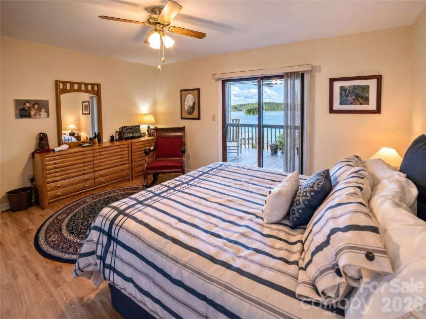 2231 Point Drive, Nebo, NC 28761.  MLS# CAR4428841, YatesRealty ID 53439. Downstairs guest room 1