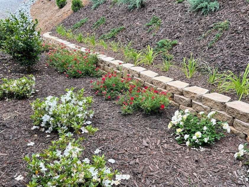 203 Burnt Chimney Lane, Rutherfordton, NC 28139.  MLS# CAR4351732, YatesRealty ID 5344. Azaleas & drift roses