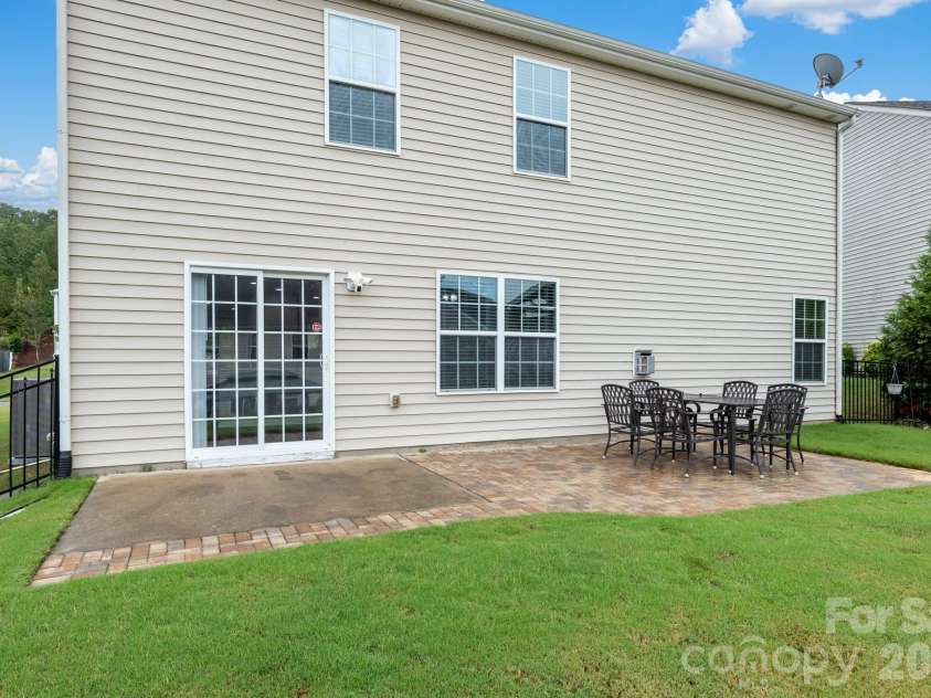 2204 Reid Pointe Avenue, Indian Land, SC 29707.  MLS# CAR4427335, YatesRealty ID 53455. Rear Patio