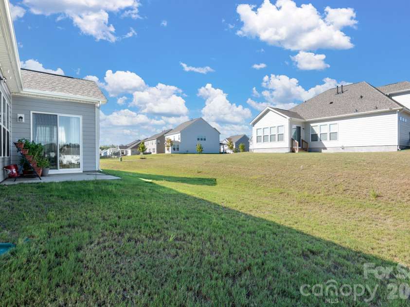 3467 Calico Branch Road, Indian Land, SC 29707.  MLS# CAR4428940, YatesRealty ID 53459. Backyard