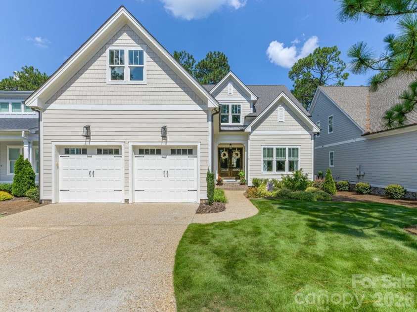 16 Bally Bunion Lane, Pinehurst, NC 28374.  MLS# CAR4429084, YatesRealty ID 53503. 16 Ballybunion Front Elevation