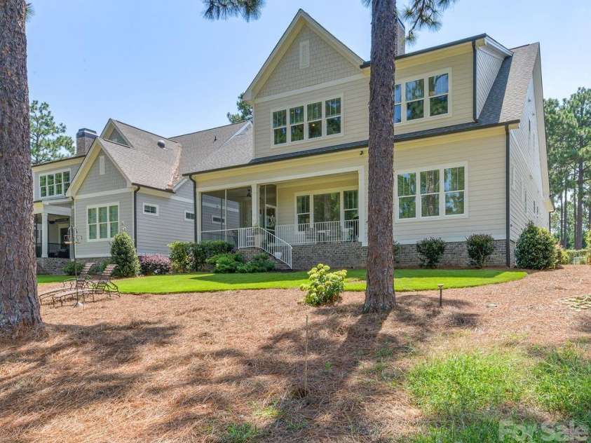 16 Bally Bunion Lane, Pinehurst, NC 28374.  MLS# CAR4429084, YatesRealty ID 53503. Back Elevation