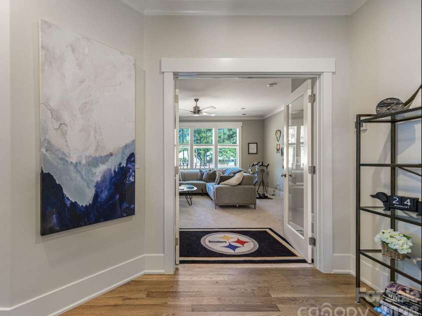 16 Bally Bunion Lane, Pinehurst, NC 28374.  MLS# CAR4429084, YatesRealty ID 53503. Entryway to Den