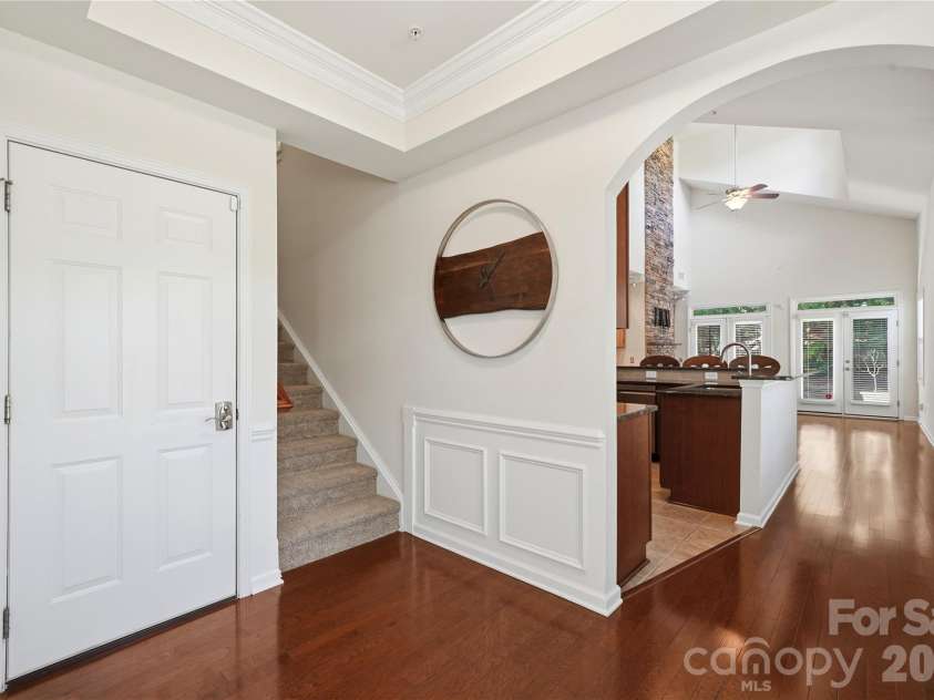 411 Halyard Lane, Tega Cay, SC 29708.  MLS# CAR4429046, YatesRealty ID 53559. Foyer