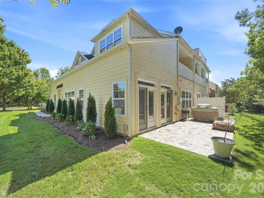 411 Halyard Lane, Tega Cay, SC 29708.  MLS# CAR4429046, YatesRealty ID 53559. Rear Elevation / Patio