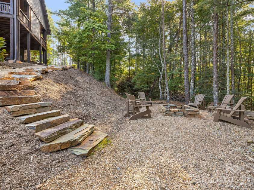 1264 Ten Whigs Ridge, Nebo, NC 28761.  MLS# CAR4426377, YatesRealty ID 53569. Fire Pit