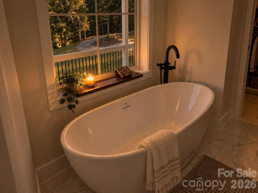 651 Cemetery Road, Nebo, NC 28761.  MLS# CAR4427165, YatesRealty ID 53570. Main Floor-Primary Bath