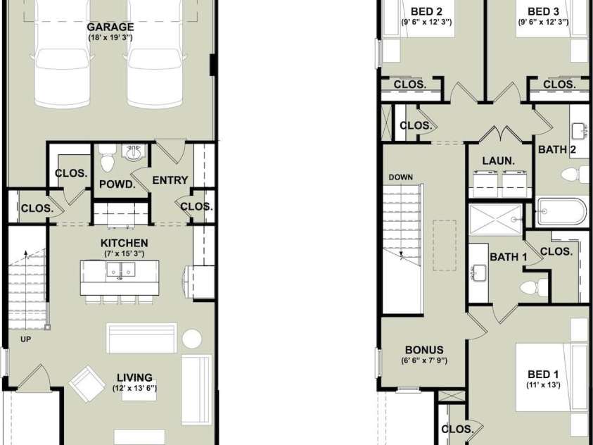 5025 Cherry Gum Court, Matthews, NC 28105.  MLS# CAR4227135, YatesRealty ID 5359. FLOORPLAN