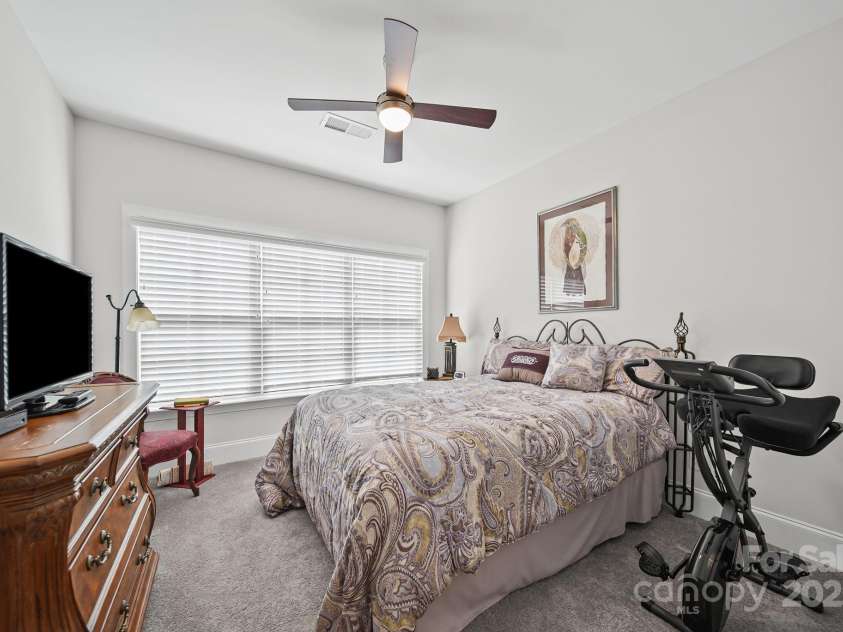 4516 Ideal Way, Harrisburg, NC 28075.  MLS# CAR4325804, YatesRealty ID 536. View of Guest Bedroom.Notice the Ceiling Fan/Light