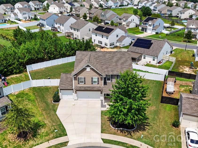 2834 Kinloch Court, Clover, SC 29710.  MLS# CAR4410504, YatesRealty ID 53625. Drone 3 - Front 3