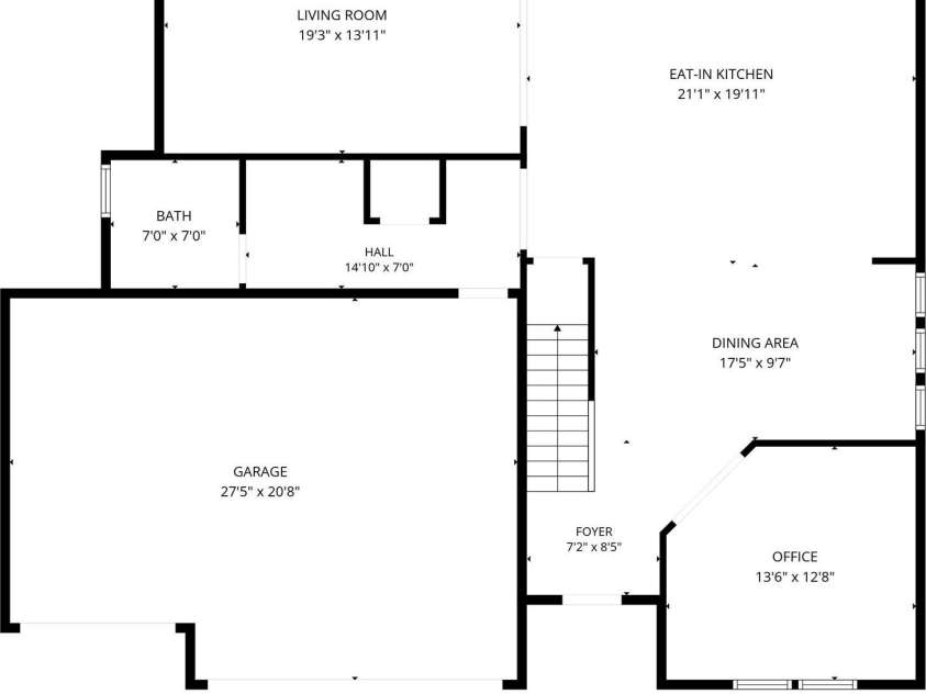 2834 Kinloch Court, Clover, SC 29710.  MLS# CAR4410504, YatesRealty ID 53625. Floor Plan - 1st Floor