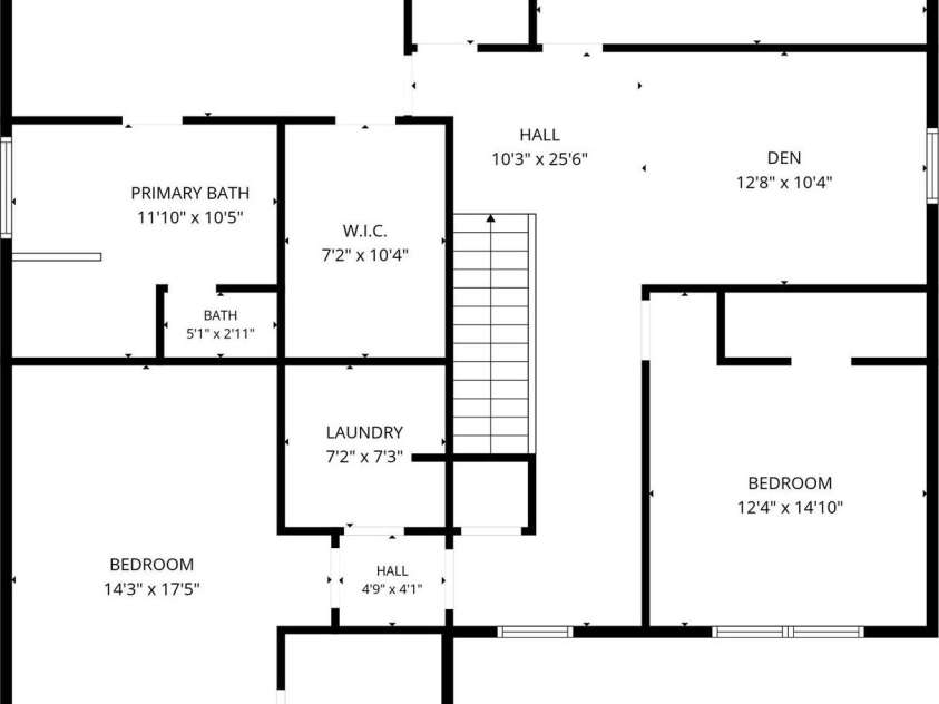 2834 Kinloch Court, Clover, SC 29710.  MLS# CAR4410504, YatesRealty ID 53625. Floor Plan - 2nd Floor