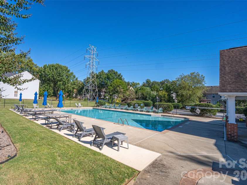 3109 Yates Mill Drive, Concord, NC 28027.  MLS# CAR4425009, YatesRealty ID 53626. Community pool