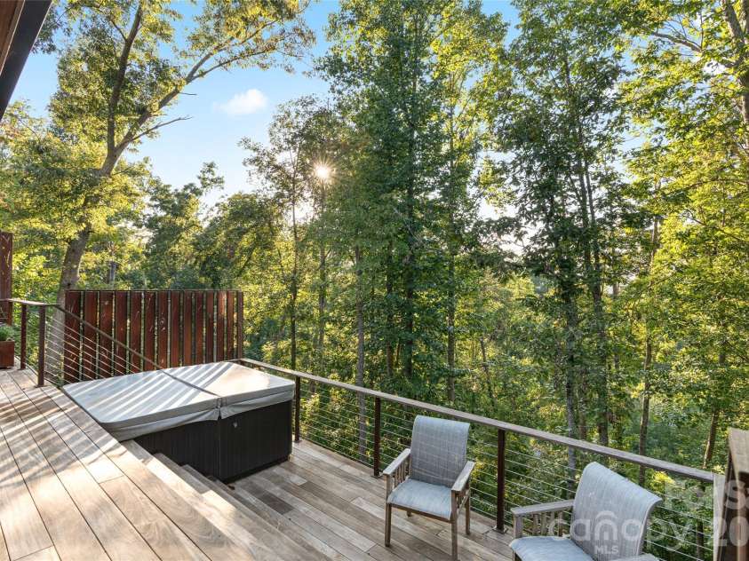 34 Bee Balm Way, Asheville, NC 28804.  MLS# CAR4420482, YatesRealty ID 53633. Hot tub to convey.