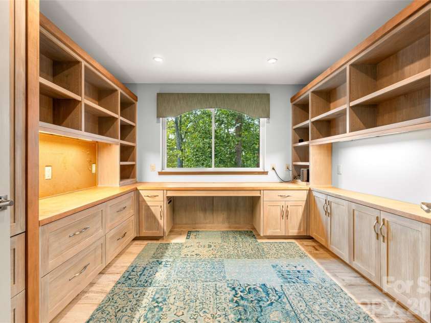 34 Bee Balm Way, Asheville, NC 28804.  MLS# CAR4420482, YatesRealty ID 53633. The perfect home office with a view into nature.