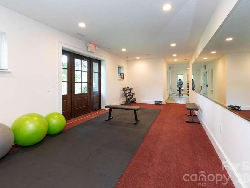 30 Finlaystone Trace, Waynesville, NC 28786.  MLS# CAR4425626, YatesRealty ID 53671. Gym.