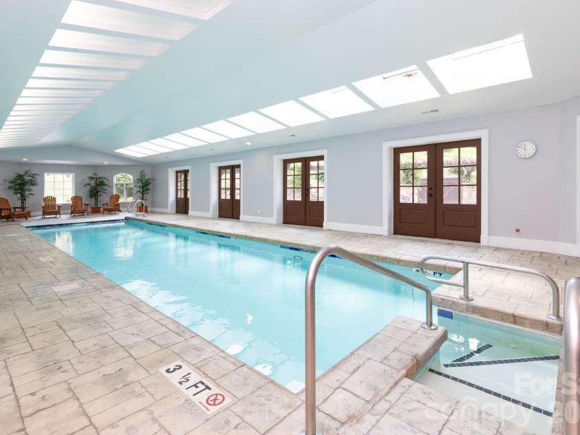 25 Finlaystone Trace, Waynesville, NC 28786.  MLS# CAR4425631, YatesRealty ID 53676. Indoor pool.