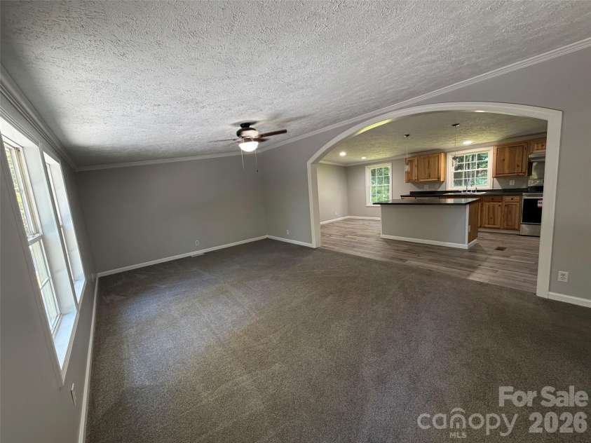 1034 Hidden View Loop, Marion, NC 28752.  MLS# CAR4429503, YatesRealty ID 53677. Living Room