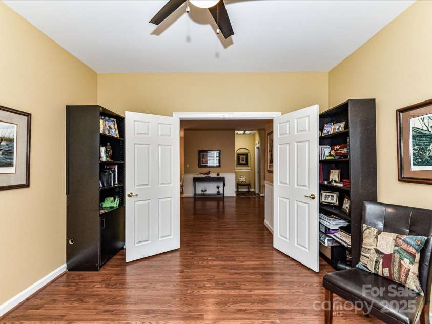 11406 Olde Turnbury Court, Charlotte, NC 28277.  MLS# CAR4233679, YatesRealty ID 5369. The Den/Optional 3rd Bedroom does feature solid double doors for privacy.