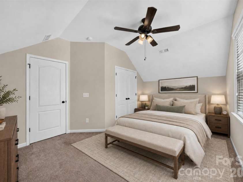 12910 Hunting Birds Lane, Charlotte, NC 28278.  MLS# CAR4427177, YatesRealty ID 53694. Second Floor Bedroom - virtually staged