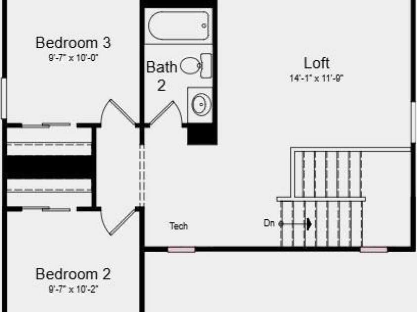 18211 Torchbearer Lane, Charlotte, NC 28278.  MLS# CAR4429836, YatesRealty ID 53717. Proposed Floor 2