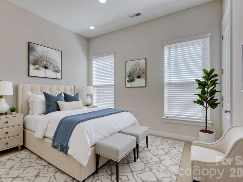10025 St Kitts Landing Lane, Charlotte, NC 28278.  MLS# CAR4426225, YatesRealty ID 53722. Virtually staged guest room 1